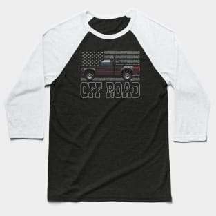 Off Road-Black Baseball T-Shirt